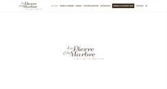 Desktop Screenshot of lapierreetlemarbre.com